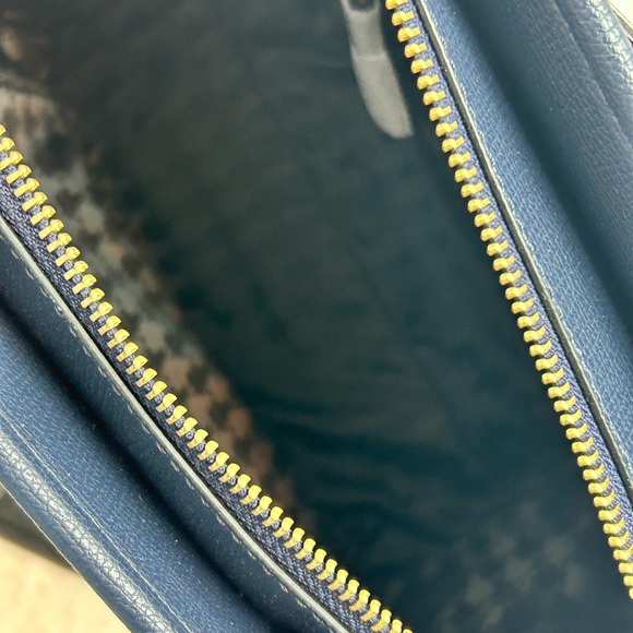 Karl Lagerfeld Blue Crossbody Satchel Bag NWT - Picture 10 of 16